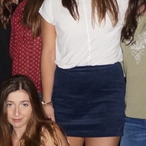 Super cute velvet blue skirt !!!